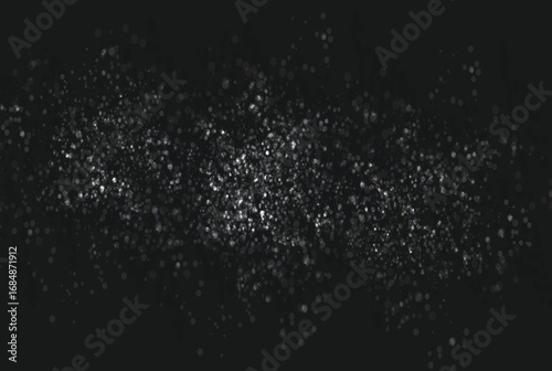Abstract cosmic dust cloud with glowing particles and stellar light effects for space backgrounds