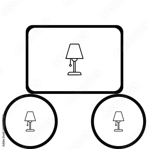 minimalist black and white bedside lamp