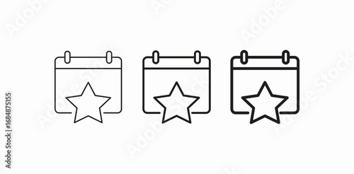 important day calendar icon sign vector