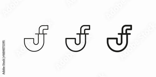 smoking pipe object icon sign vector