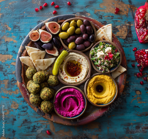 Delicious mediterranean food 