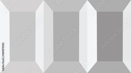 Abstract 3D Geometric Design with Optical Illusion Effect