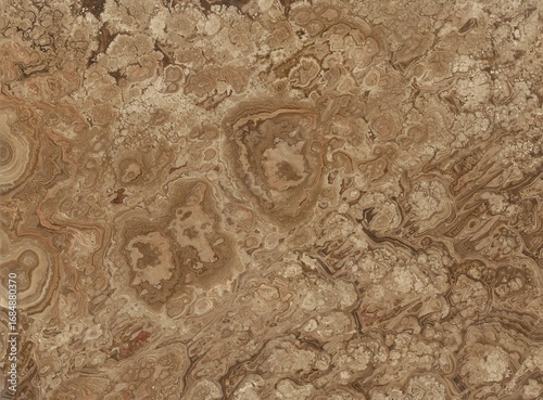 Unique Travertine Stone with Swirl Patterns and Earthy Tones for Natural Interior Design	
