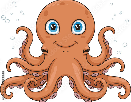 octopus cartoon character