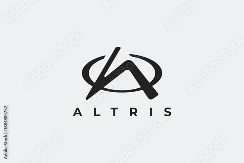 A latter logo and vector