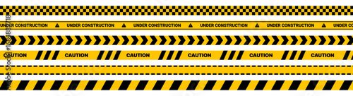 Website under construction PNG with caution tape, editable signage, hazard background, repair zone