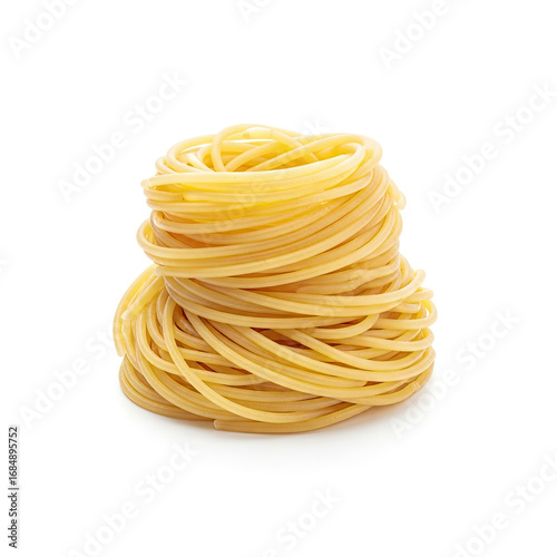 pasta on white background
