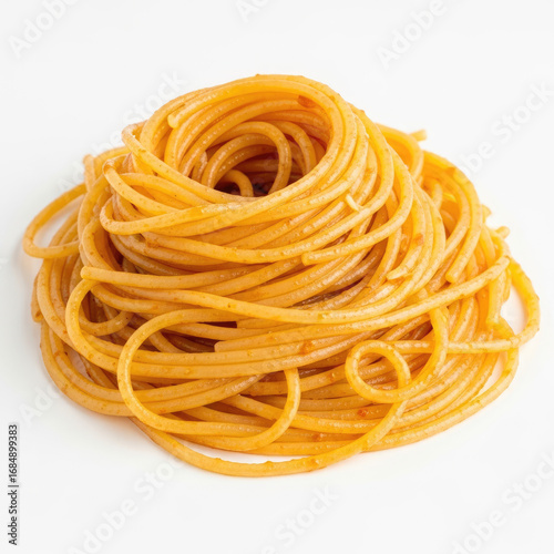 pasta on white background