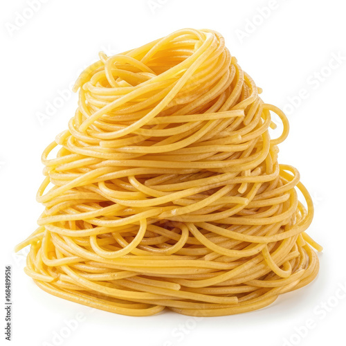 pasta on white background