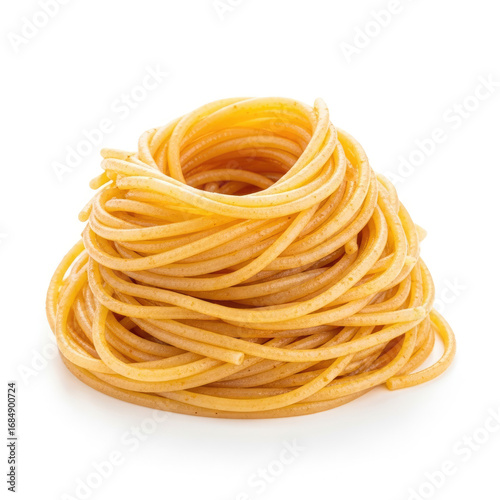 pasta on white background