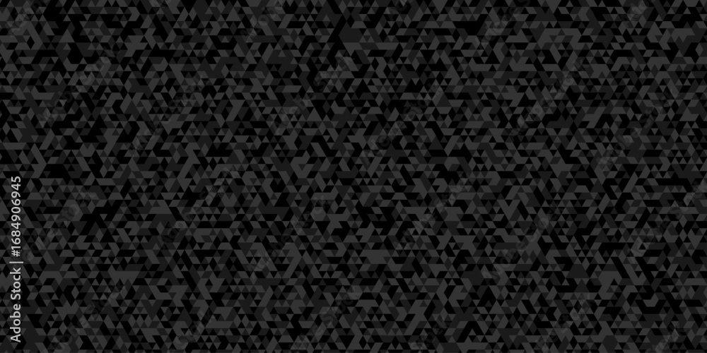 Fototapeta premium Black and gray diamond overlap polygonal background.