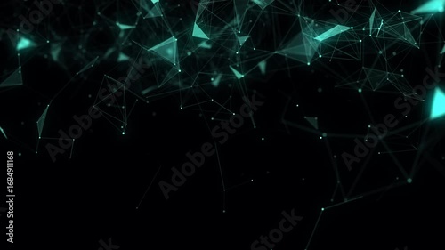 Cyber network connection structure. Technology connect big data. Science background. Business futuristic backdrop. 3D rendering.