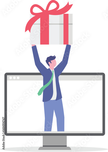 Customer loyalty programs, retention strategies, customer rewards concept with character. Customer loyalty abstract vector illustration set. Repeat purchases, customer satisfaction, brand advocacy.

