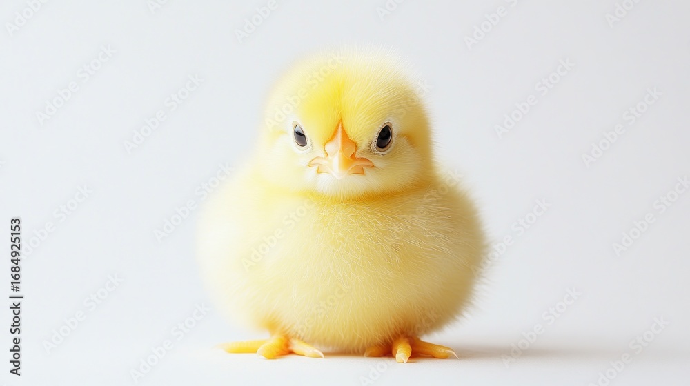 Obraz premium Fluffy yellow chick
