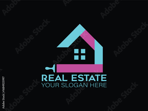 Luxury real estate logo design	