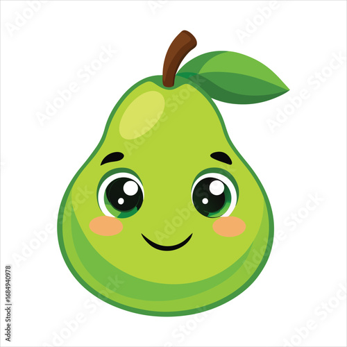 Cute Cartoon Pear