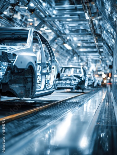 Cars on an automated assembly line (1)