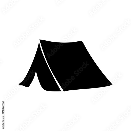 vector illustration of a tent