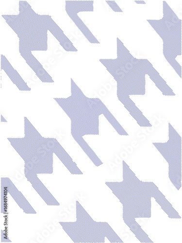 seamless background with Houndstooth pattern vector print