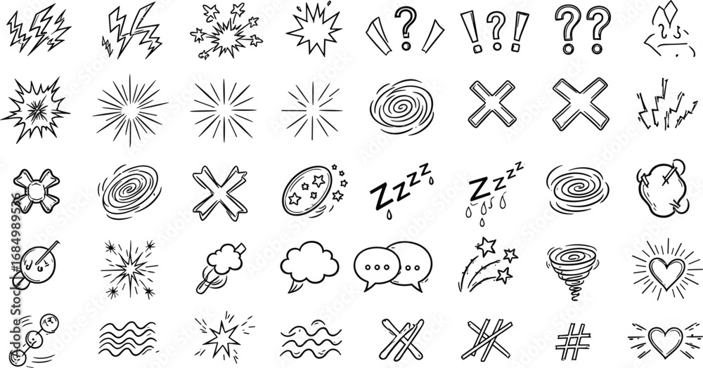 Fototapeta premium Fiery Flames Collection Dynamic Graphic Elements for Creative Designs and Projects