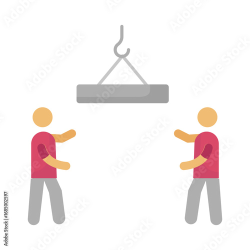 crane lifter Vector Icon which can easily modify or edit