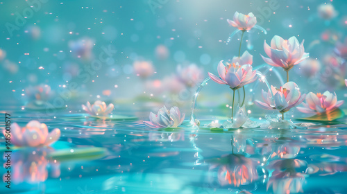 Magical Fairy-Tale Fantasy Landscape Background