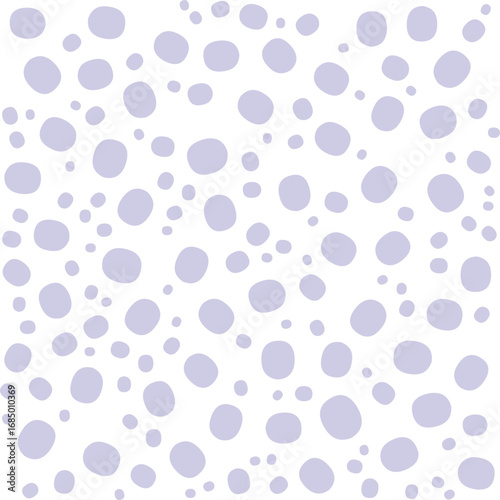 Light purple irregular circles on a white background abstract pattern vector