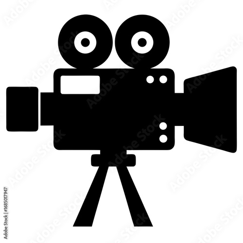 Vector film camera icon