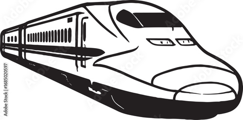 black and white train sketch clip art preview