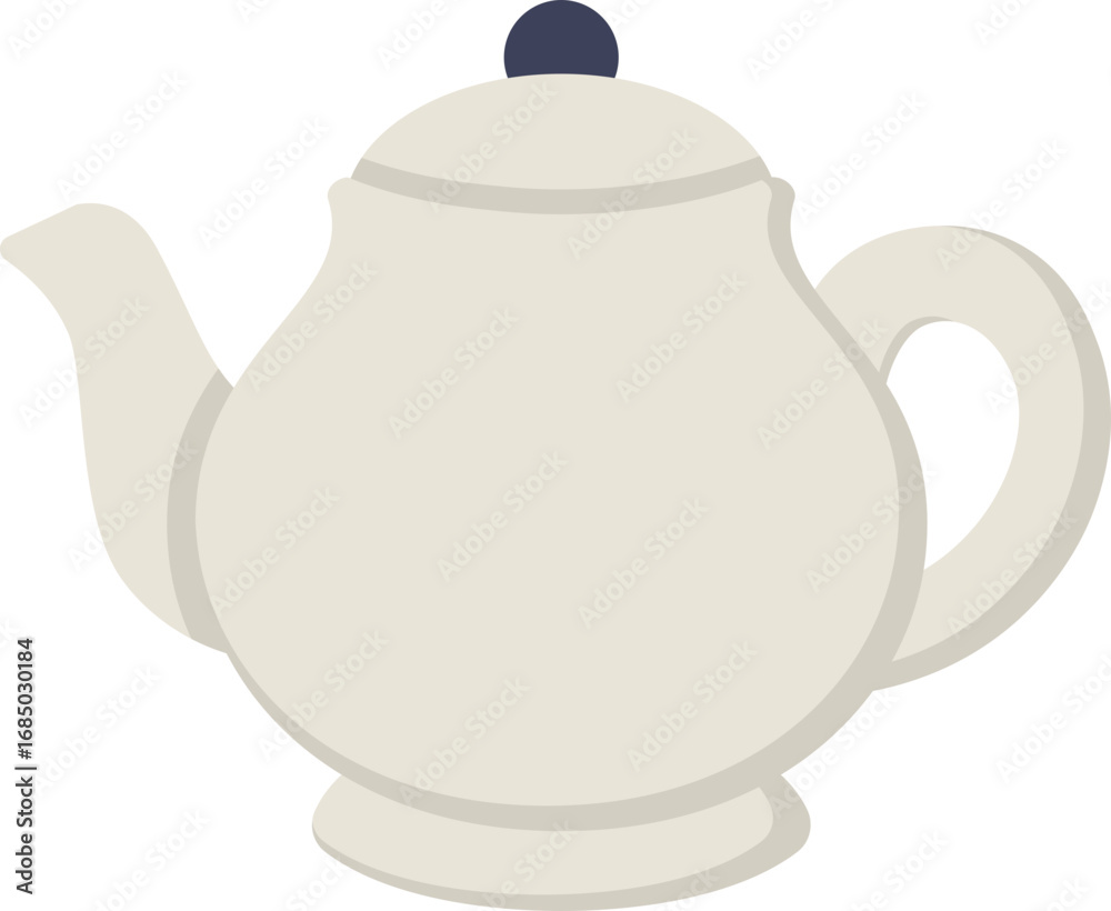 Obraz premium Teapot Flat Icon