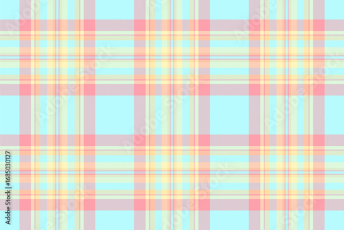 Soft pastel plaid pattern with a light, airy feel. Ideal for backgrounds, textiles, and designs needing a cheerful, vintageinspired aesthetic.