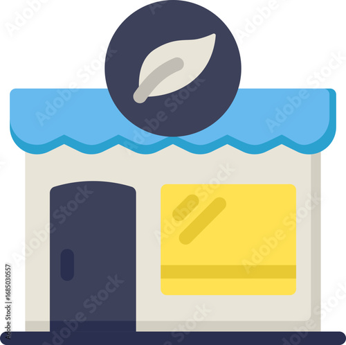 Tea Shop Flat Icon
