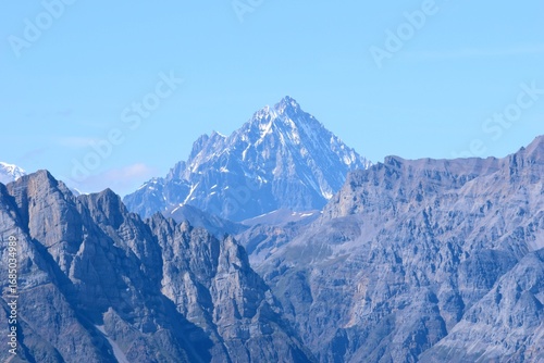 Majestic peaks touching the endless sky