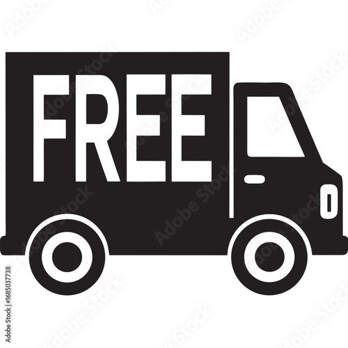 Vector Icon for Free Delivery