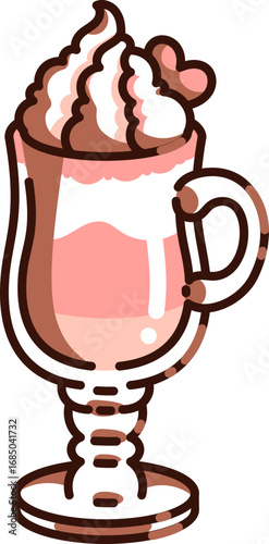 Cute Coffee Glass Cup