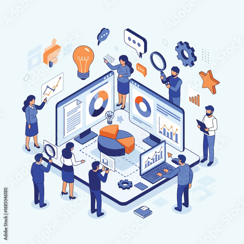 Analyzing Business Growth Strategies with Data Visualization and Team Collaboration
