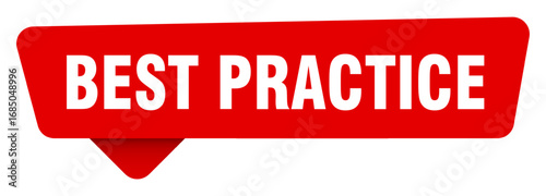 best practice red sticker isolated on transpatent background. best practice sign