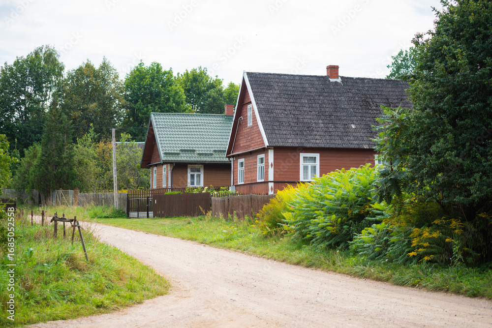 Obraz premium country house in the countryside
