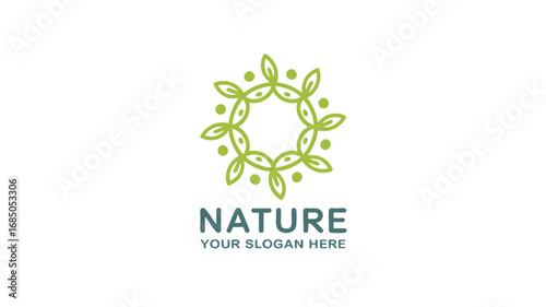 Wellness Logo Design Vector 