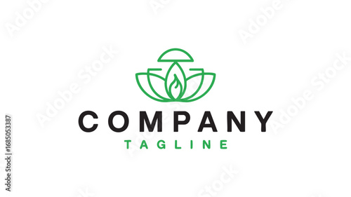 Wellness Logo Design Vector 