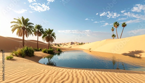Desert with Oasis