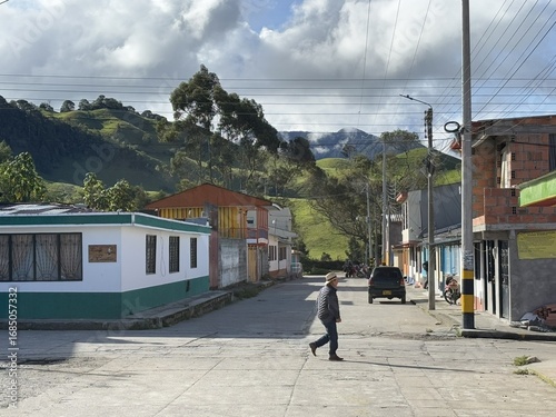 View of the mountains in Murillo, Tolima, Colombia, April 13, 2025