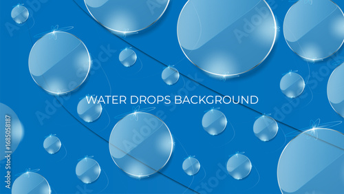 water drops background