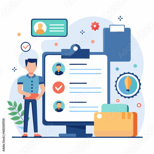 Human resources personnel selection and candidate review process