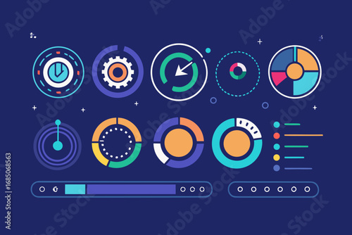  UI Loading & Progress Micro-Interactions Vector Pack