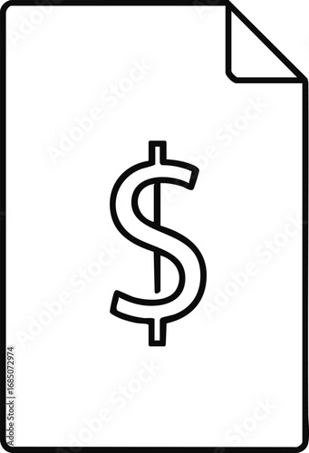 A clean, minimalist line art icon of a classic piggy bank, perfect for symbolizing savings and financial planning