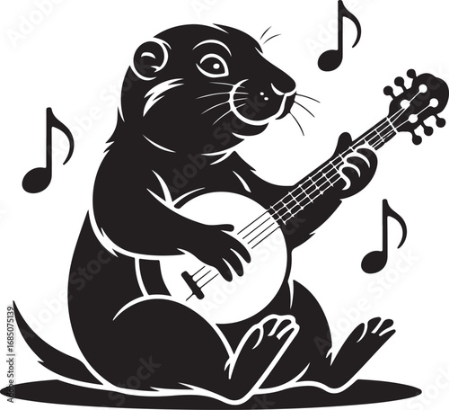 Banjo Possum Opossum Svg