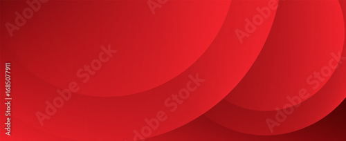 Red Gradient Abstract Background with Curved Shapes. Modern creative trendy design