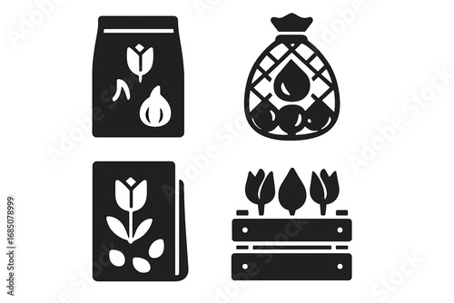 Tools for effective gardening including bulbs, planters, and watering equipment essential for blooming flowers