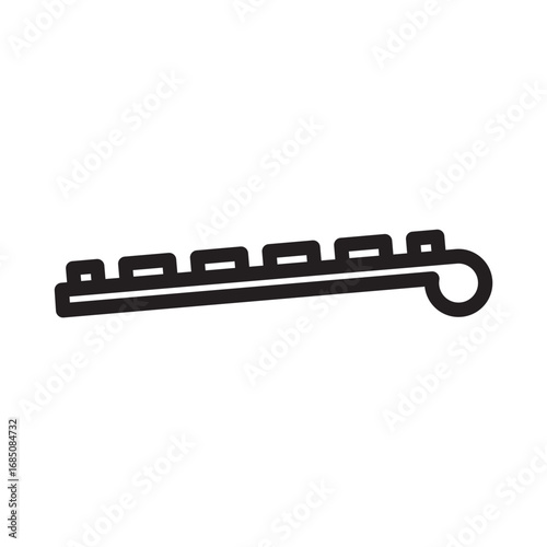 car key isolated on white background